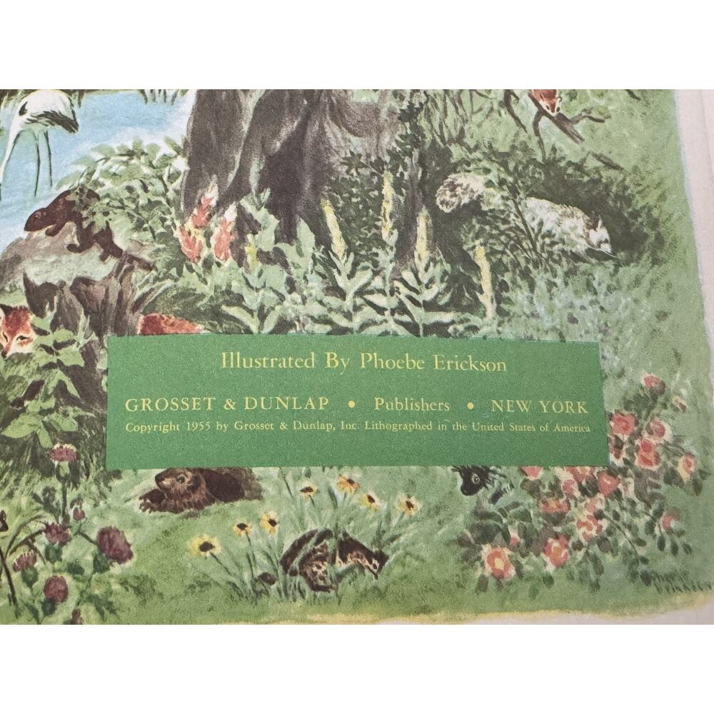 Vtg 1955 THE UNCLE WIGGILY & Stories‎ Hardcover Book by Howard R Garis - Picture 7 of 7